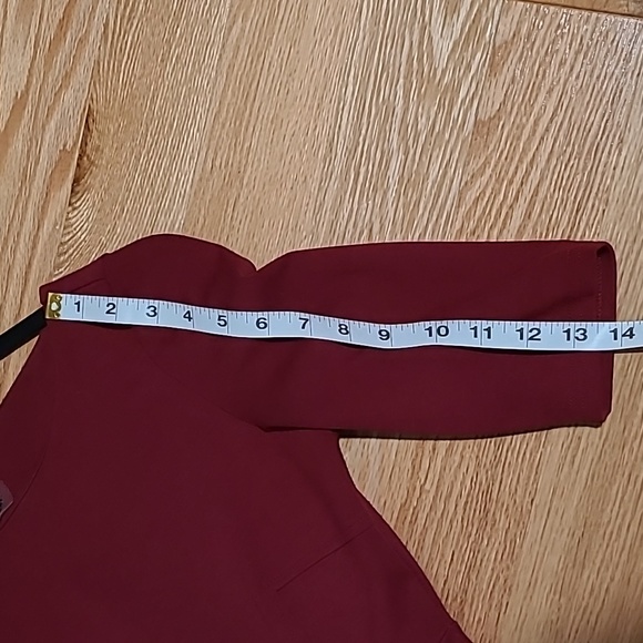 Black Swan Olivia Wine Red Skater Dress - Picture 9 of 9